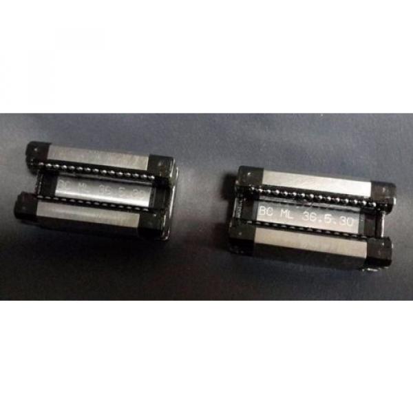 Rexroth N NR 7210 Linear Slide Rail 6-1/4&#034; w/ Block R201119330 Lot of 2 #4 image